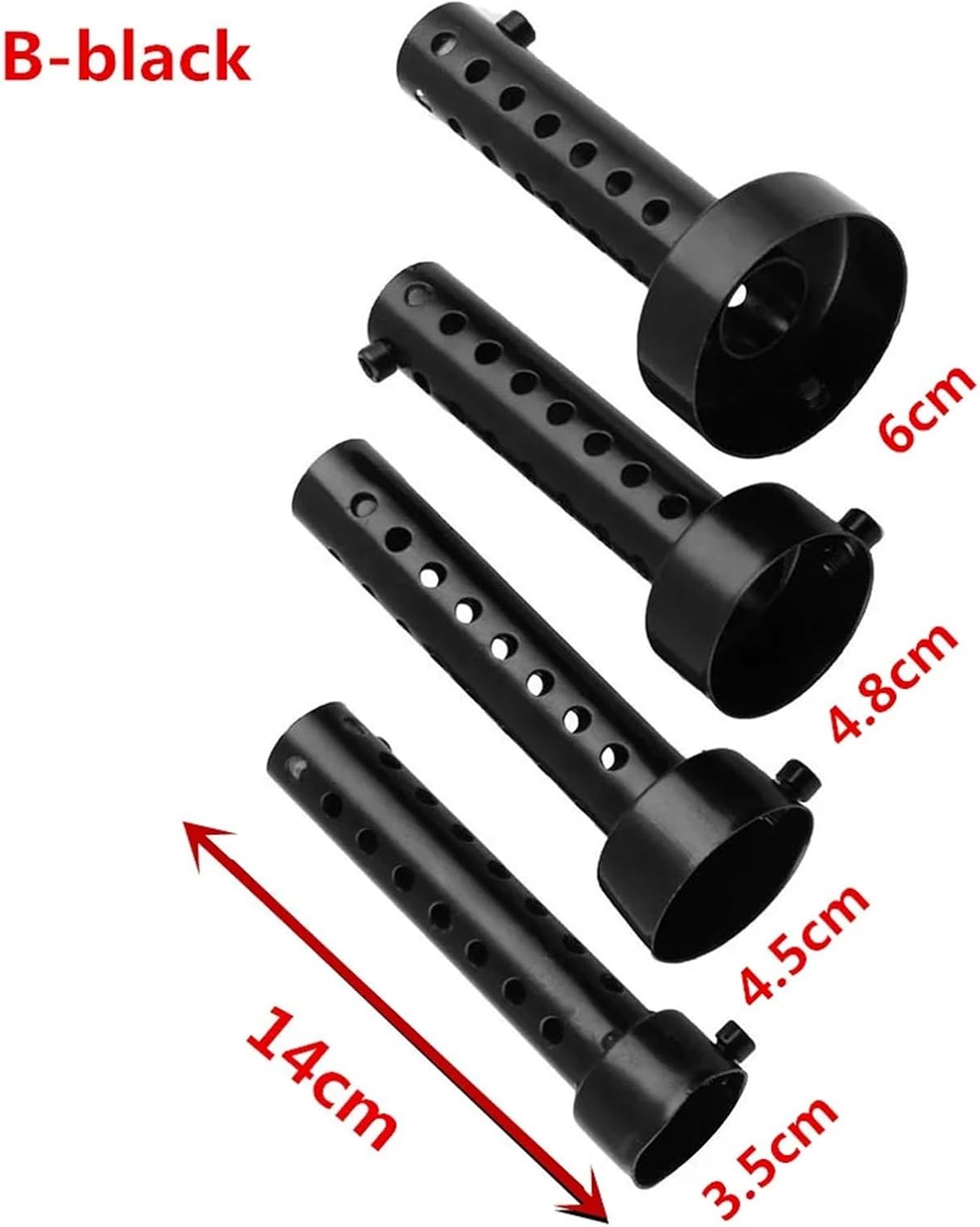 1pcs 86/140mm Motorcycle Exhaust Muffler Silencer 35/42/45/48/60mm for HP2 K1200R K1200R K1200S K1300(B-140x60mm)