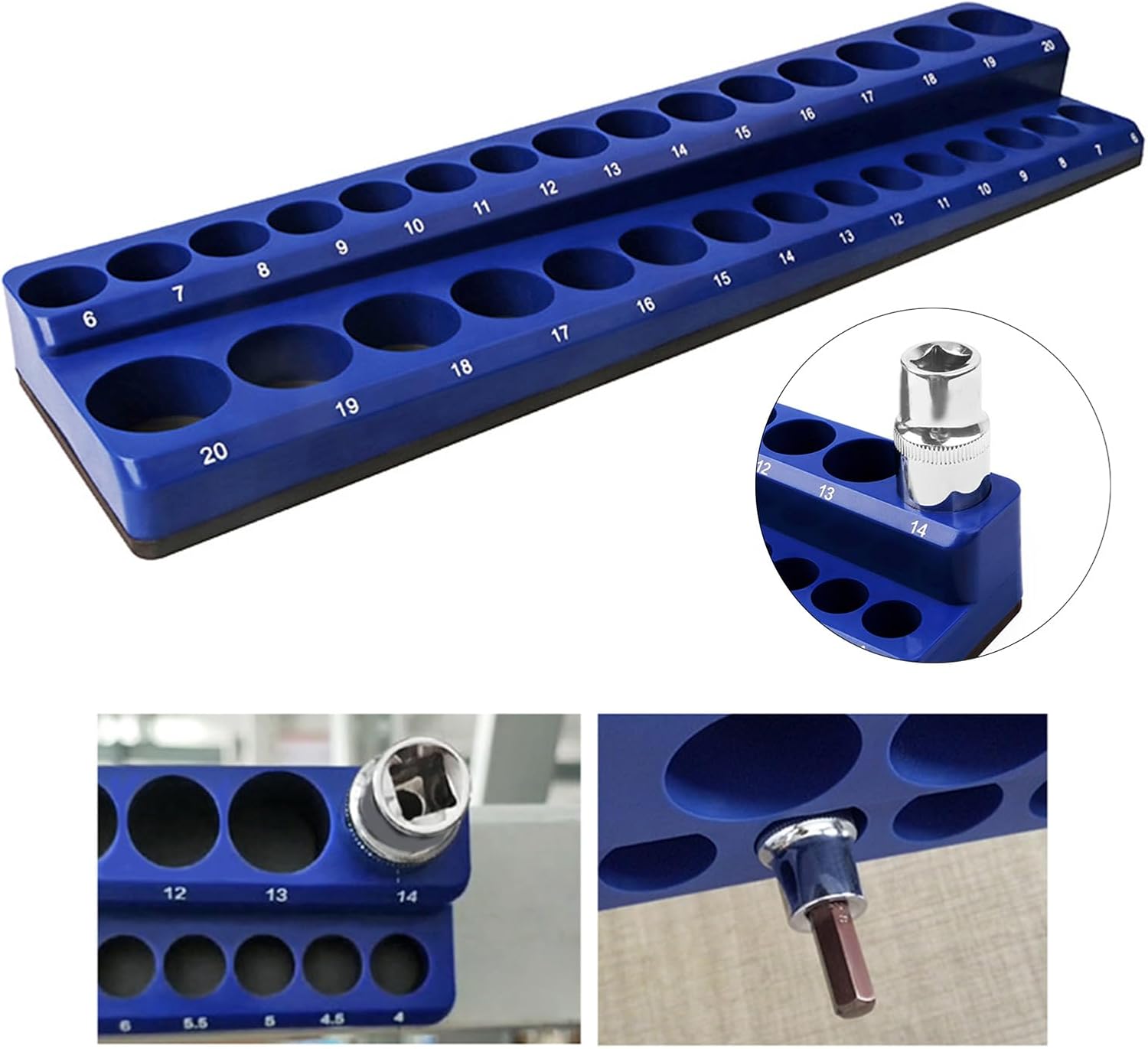 ツール 1/4 インチ 3/8 インチ ビットオーガナイザー ドライバービットホルダー 1/4 インチ 3/