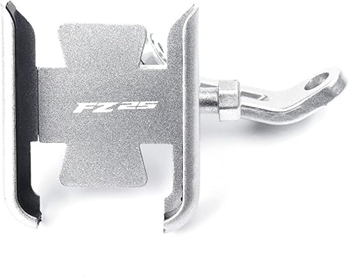 Miniatura 9 de WREXIL Mount Bracket for Yamaha FZ25 FZ-25 Motorcycle CNC Aluminum Mobile Phone Holde Rearview Mirror Handlebar Bracket (Color  Handlebar Silver)