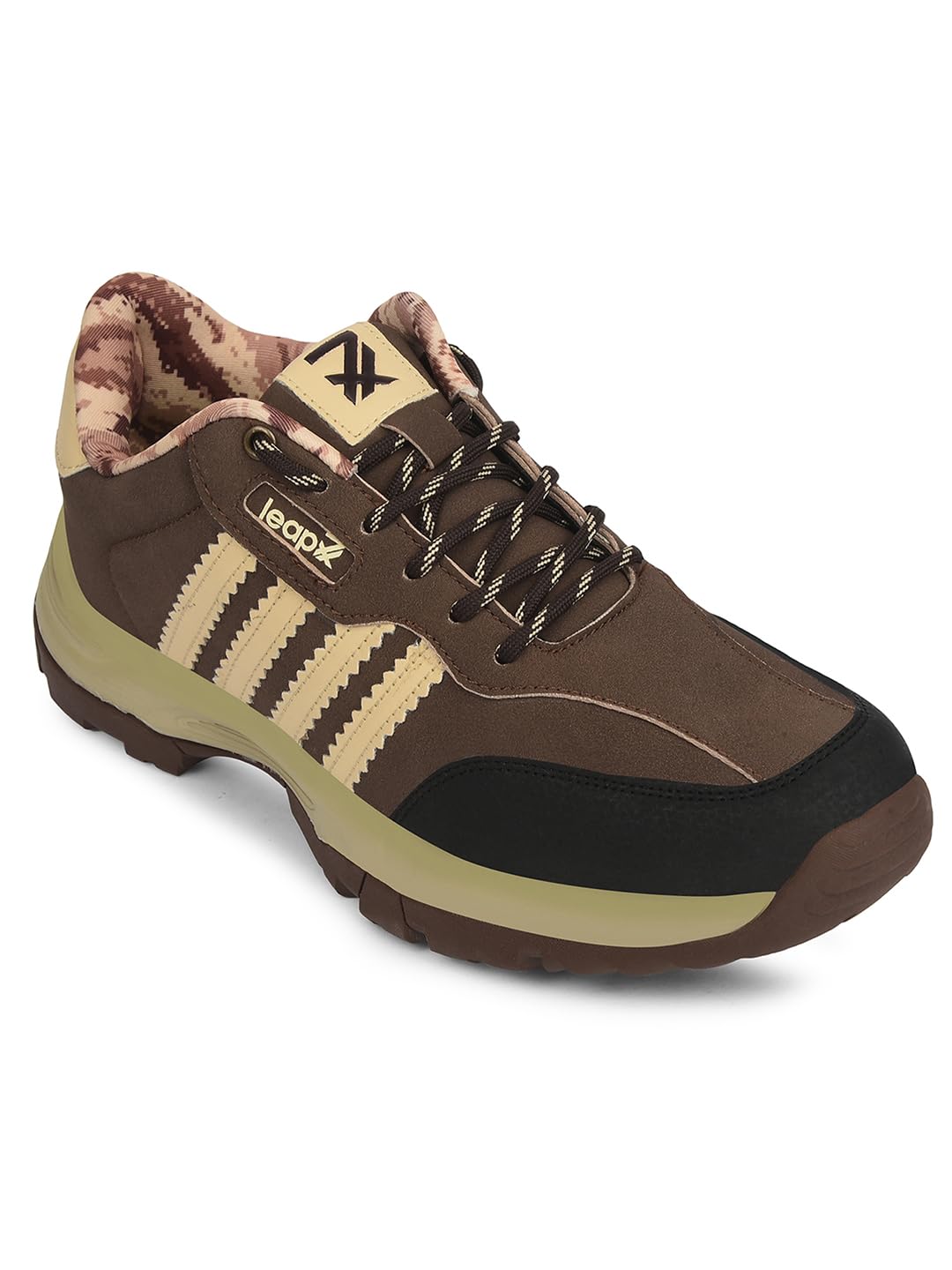 liberty Leap7x Columbo Lacing Sports Trekking Shoes for Men - Brown | Comfortable, Durable & Lightweight | Suitable for Walking, Running, Outdoor and Hiking Boot Footwear | Cushioned Footbed-picture-48