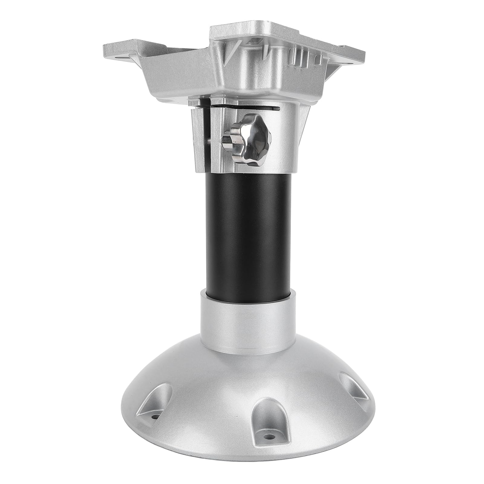 Pied De Siège Bateau Mainstay – Alu Anodisé, Vérin Gaz, Hauteur 381-508mm, Base 305mm, Pivot 360°