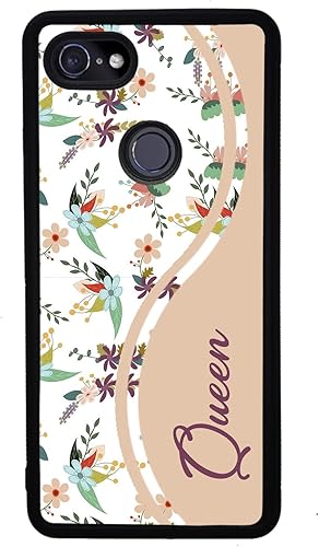 Miniatura 4 de Vintage Pastel Flowers Personalized Black Rubber Phone Case Compatible With Google Pixel 10, 10 Pro, 10 Pro XL, 9a, 9 Pro, Pixel 9, Pixel 9 Pro XL,