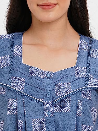 Image of Sweet Dreams Women's Polyester Maxi Casual Regular Nightgown