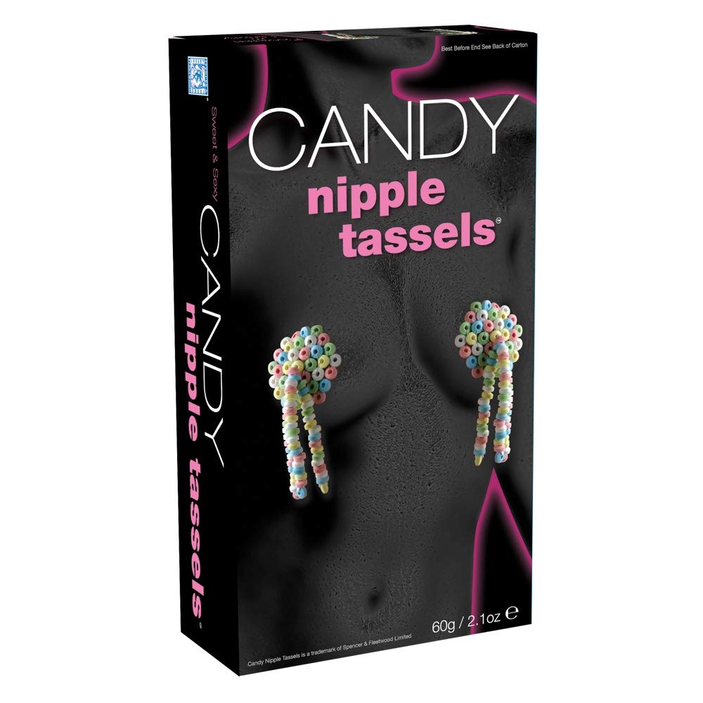 Ideal Gift Shop Brown Essential Present Gift Great For Christmas, Birthday, Stocking Fillers, Secret Santa - Candy Nipple Tasselslight Hearted Party Snacks - Ideal For Ladies, Women, Womens Medium