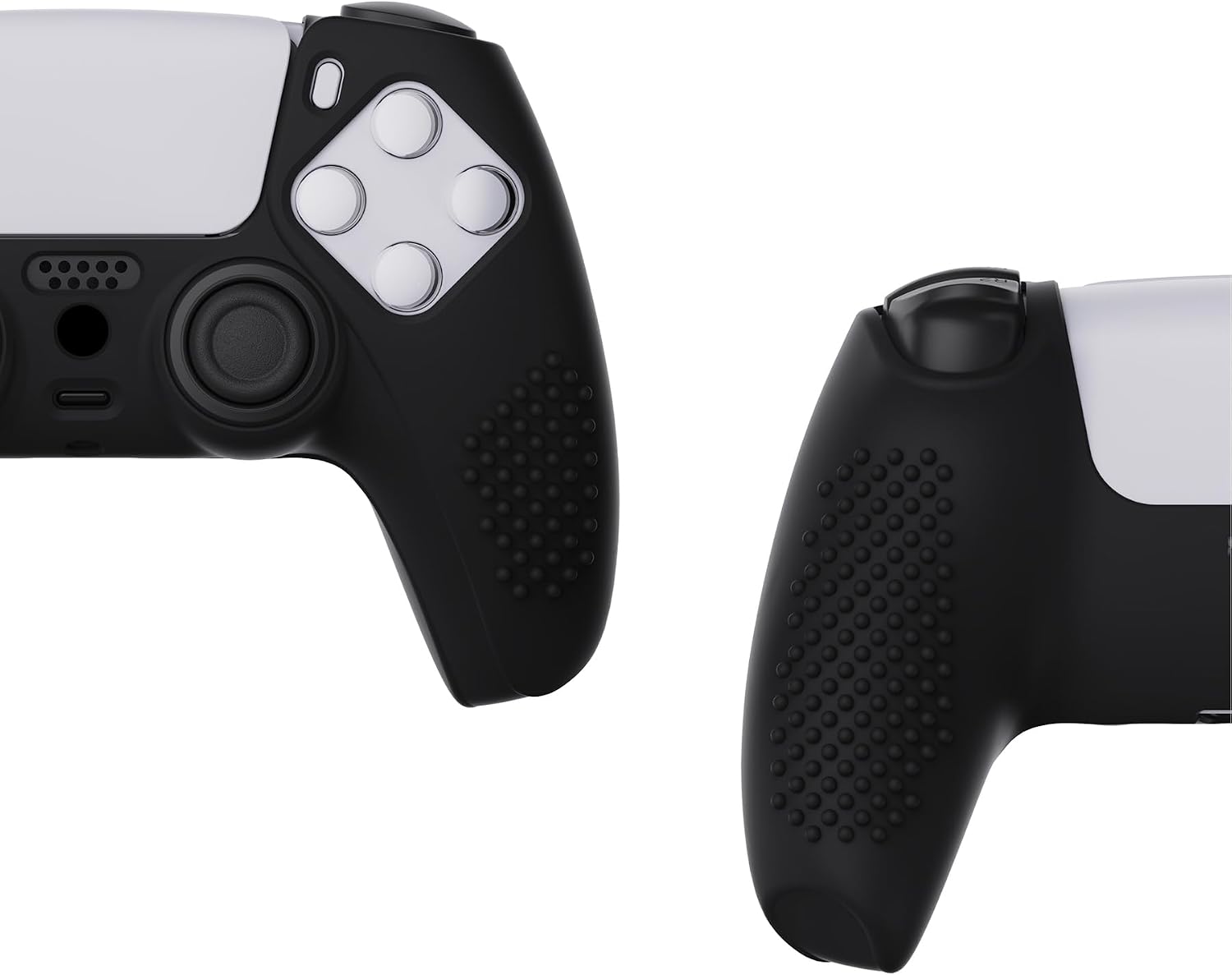 Hülle für PS5 Controller Anti-Rutsch Schutzhülle mit 6 Stick Aufsätzen 4 Stück