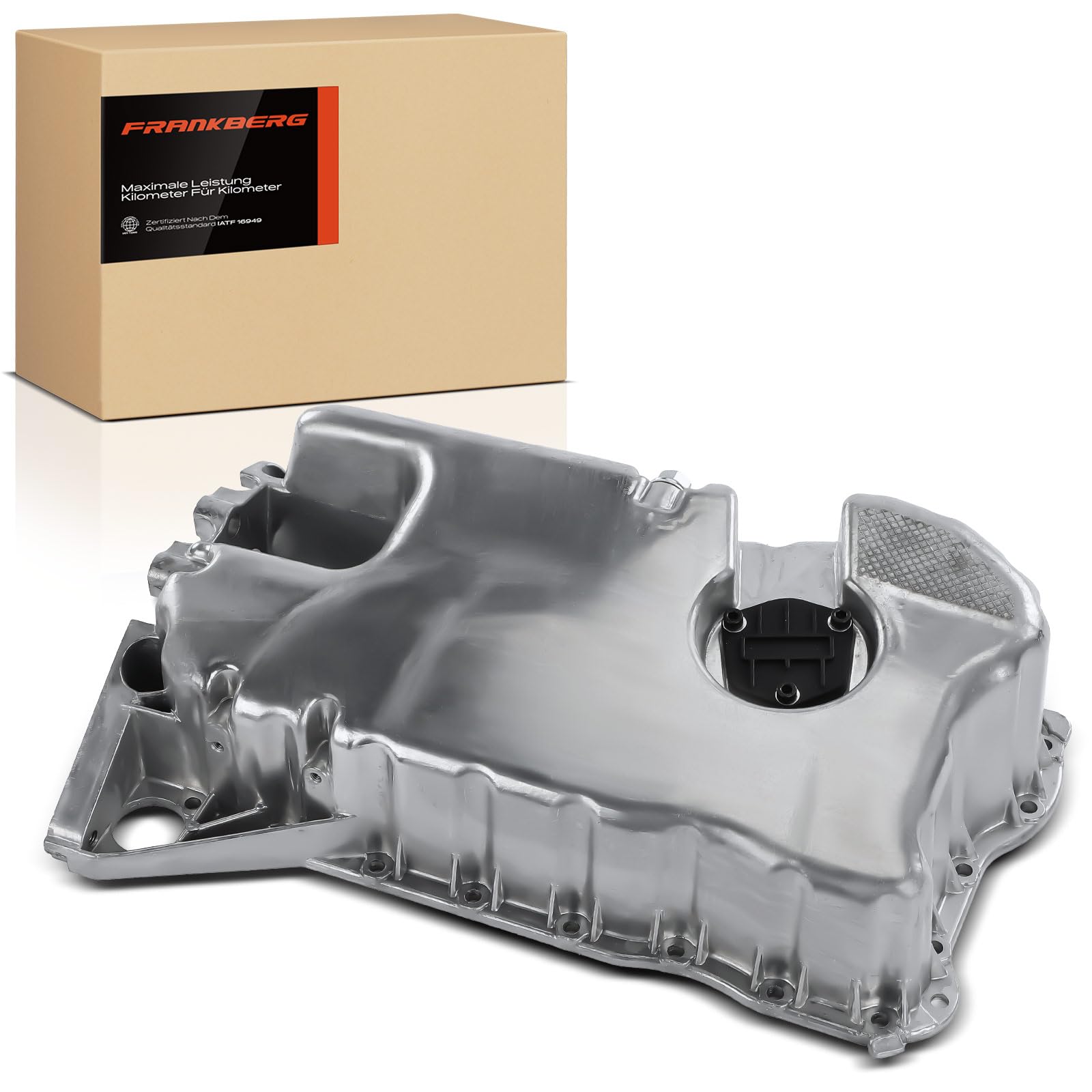 Frankberg Coppa dell'olio coppa dell'olio motore benzina 021103603N | Compatibile con: Golf IV Variante 1J5, B.o.r.a 1J2, A.l.h.a.m.b.r.a 7V8 7V9, S.h.a.r.a.n 7M6 7M8 7M9, B.o.r.a Variant 1J6