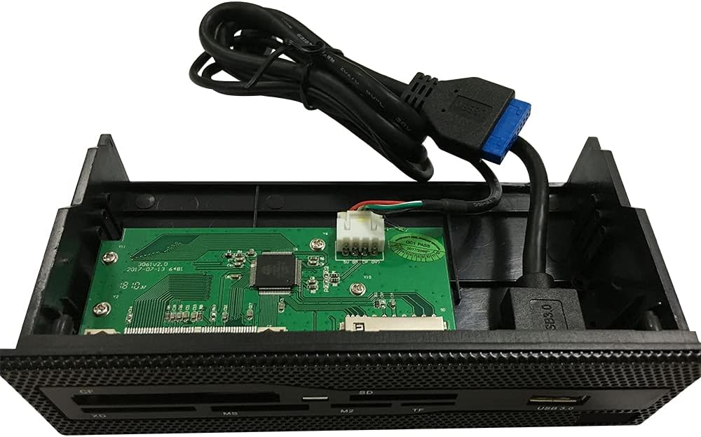 5.25 Internal Card Reader Media Multi-Function Dashboard PC Front Panel USB 3.0 Support CF XD MS M2 TF