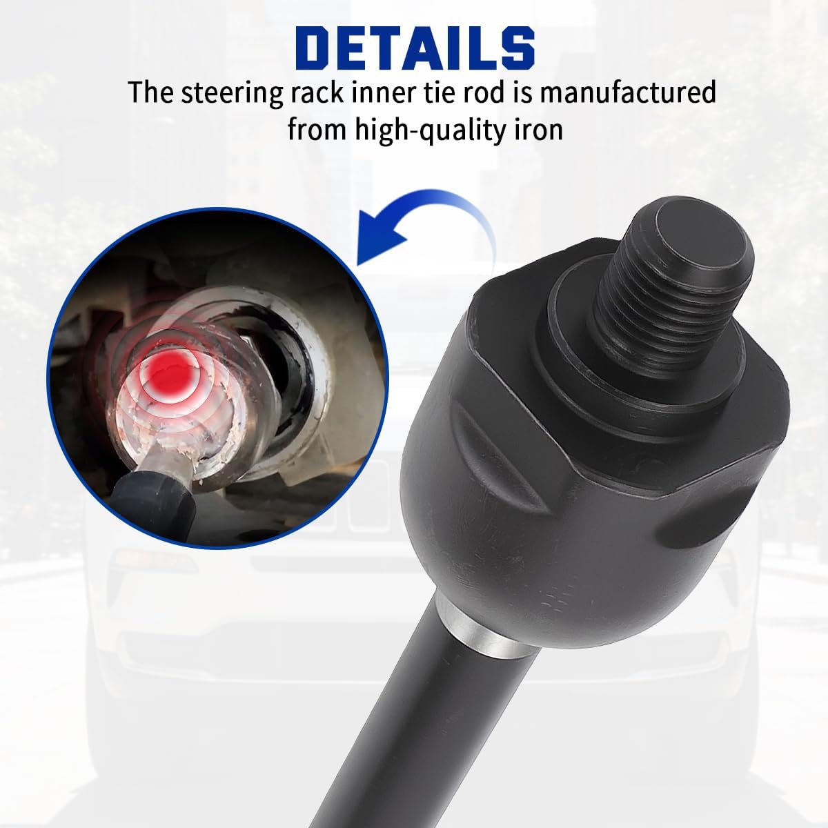 AUTOVIC Inner Tie Rod and Removal Tool Kit - Steering Rack Inner Tie Rod with Professional Non-Slip Teeth U-Wrench Tool for 2022 2023 2024 Jeep Compass
