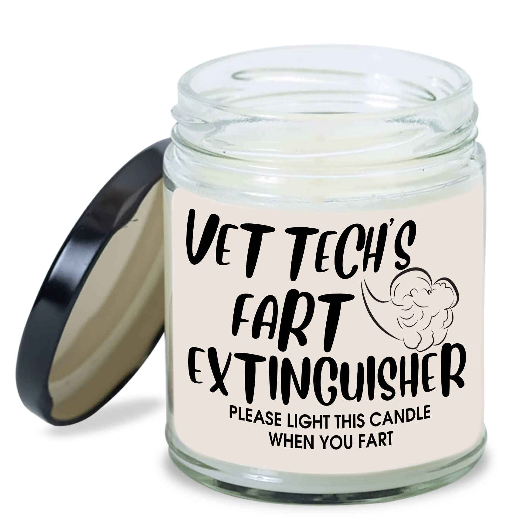 MEDROC Vet Tech Candle Vet Tech's Fart Extinguisher Thank You Gift for Vet Tech Coworker Women Men, Birthday Christmas Gift for Vet Tech, Veterinary Technician Week Gift for Vet Tech Home Decor