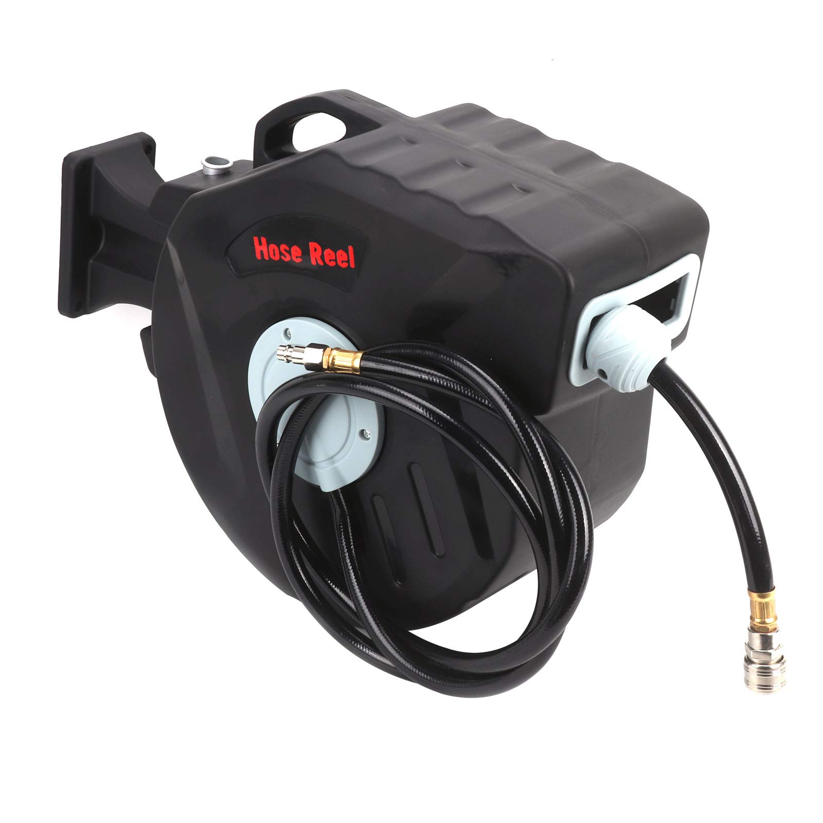 Buy Trintion Air Hose Reel 3/8'' Retractable Hose 20m+2m Connector Quick Connector Air