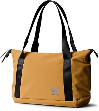 Bellroy Classic Tote Bag for Everyday and Work with Clear Storage Space and Luggage Pass-Through camel Minimalistic