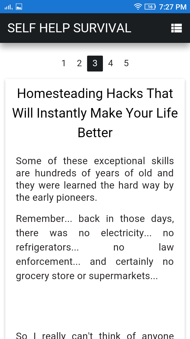 Self Help Survival - App on Amazon Appstore