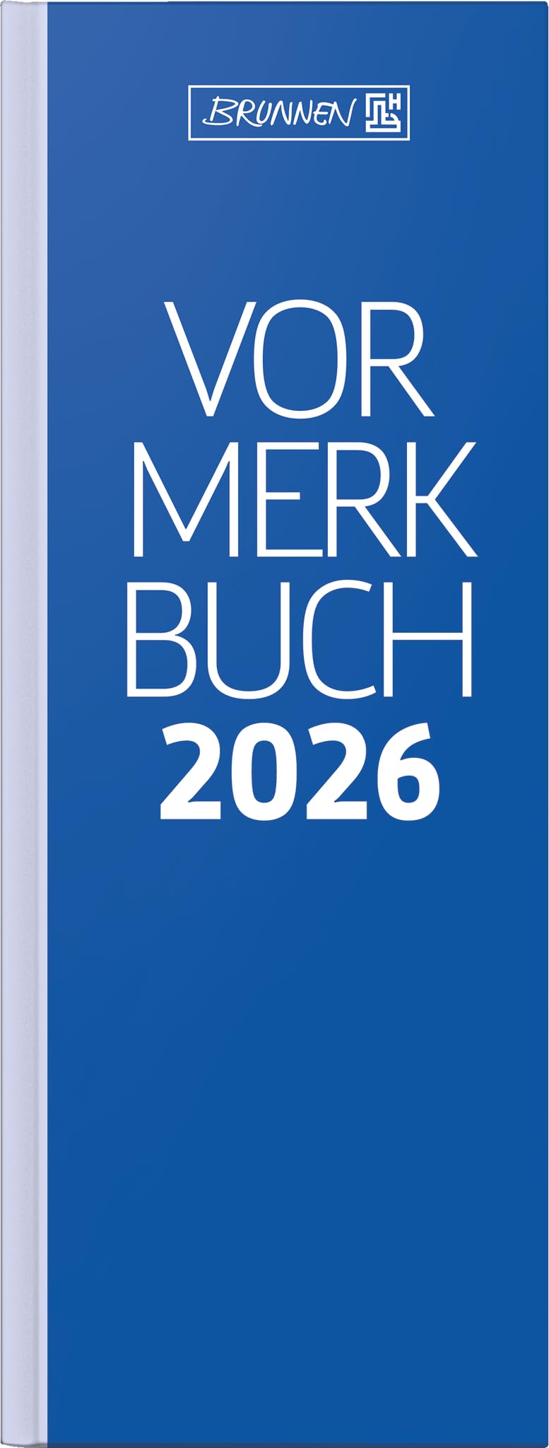 BRUNNEN Vormerkbuch Mod. 784 '26 | 108×297 mm, Papier, blau