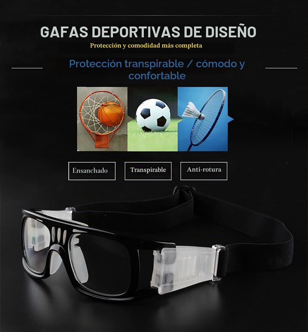 SHEEN KELLY Lunes deportivos profesionales Lunes de baloncesto de seguridad protectora para hombres con hombres con ajustables