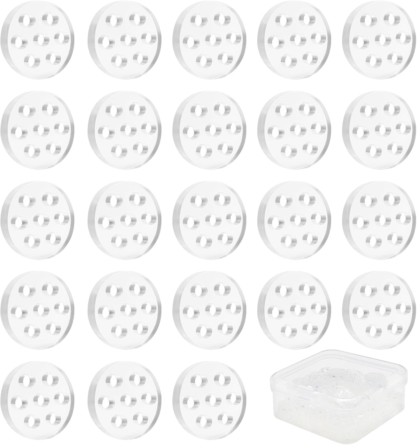 Glass Screen, High Borosilicate Glass Honeycomb Filters, 100 Pcs