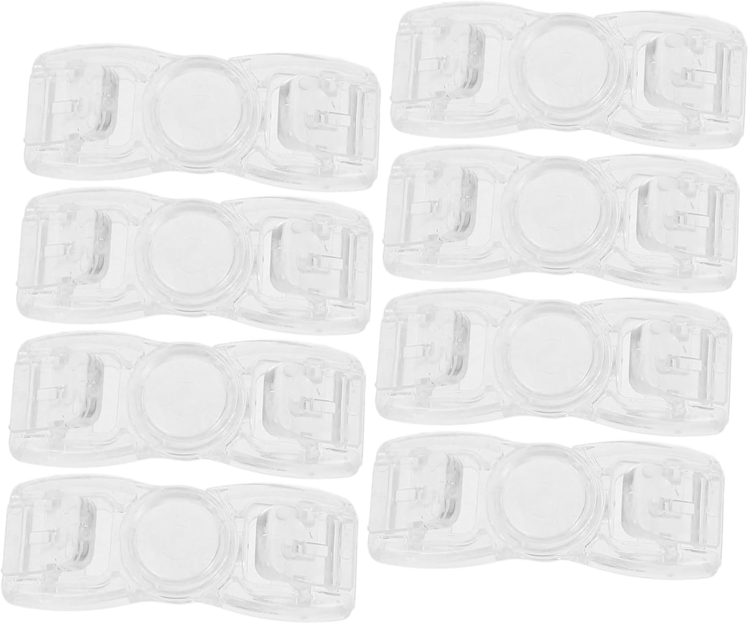 8pcs Universal Plastic Buckle for Swim Goggles Replacement Strap Clip with Reliable Fastening, Quick-release Connector, Compatible with Swimming Glasses for Swimming Accessories