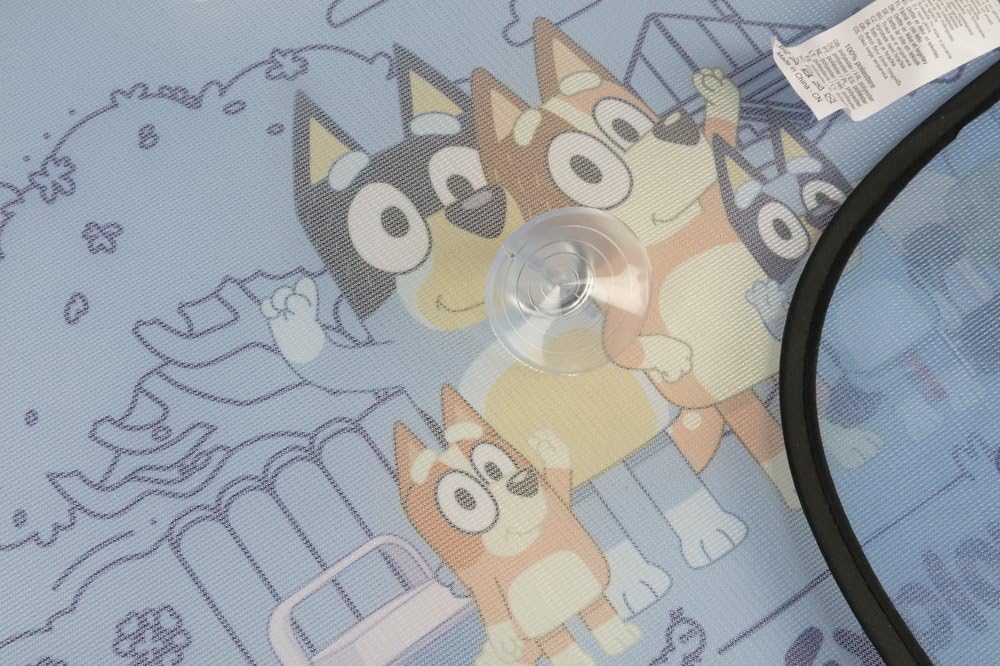 Tataway Auto-Seitenvorhänge, 44×35 cm, blaues Paar — Fenster-Sonnenschutz, Sonnen- und Hitzeschutz, farbiges Design für Kinder - 5