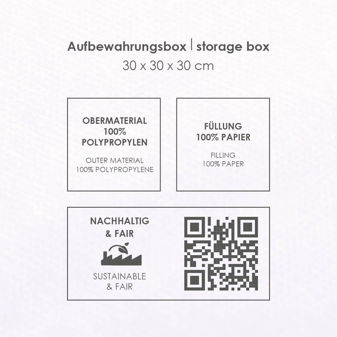 Herding Contenitore Portaoggetti Unicorn Academy 30 x 30 x 30 cm Polipropilene
