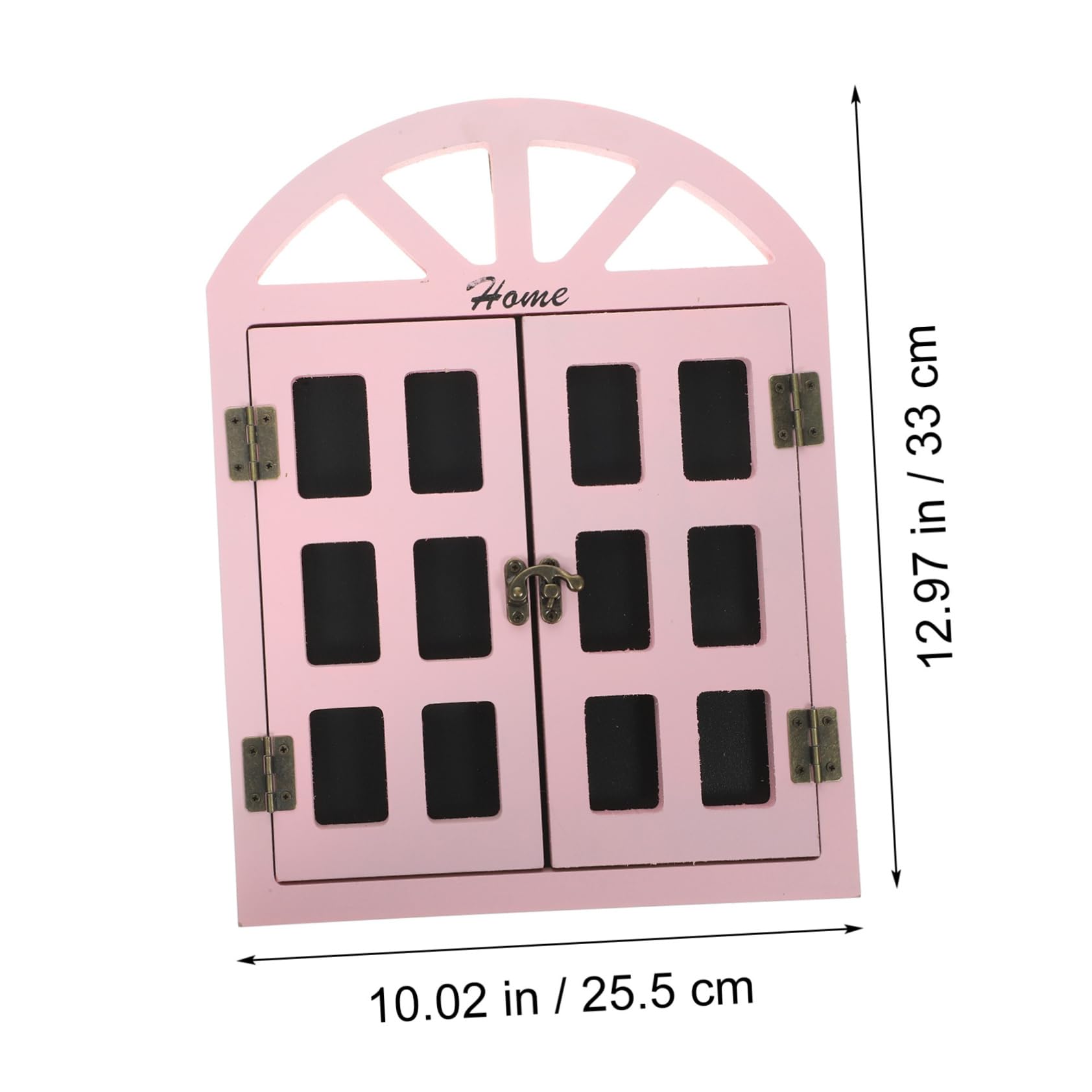 Kleine Holz Kreidetafel zum Aufhängen, Rosa, 1 Stück | Dekorative Fensteroptik für Hochzeit und Zuhause, Beschreibbar, Wiederverwendbar, Leicht zu Reinigen