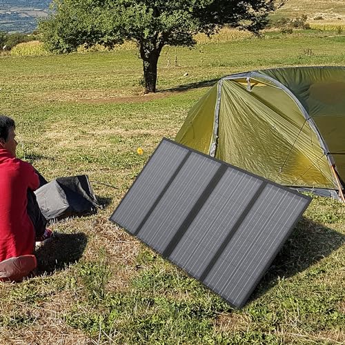 Powkey PW-60W Foldable Solar Panel Charger 60W thumb #2