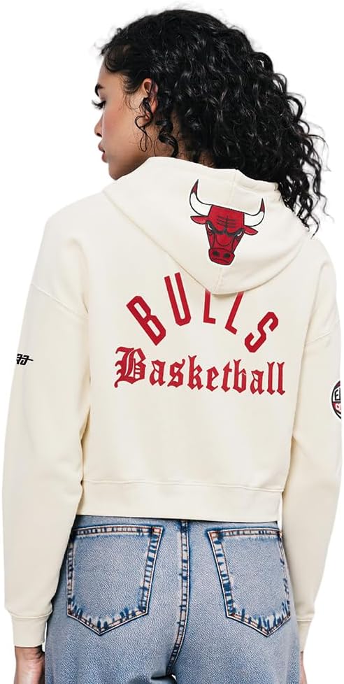 Pro Standard NBA womens Womens Nba Modern Originals Brushed Back French Terry Cropped Pullover Hoodie - Image 3