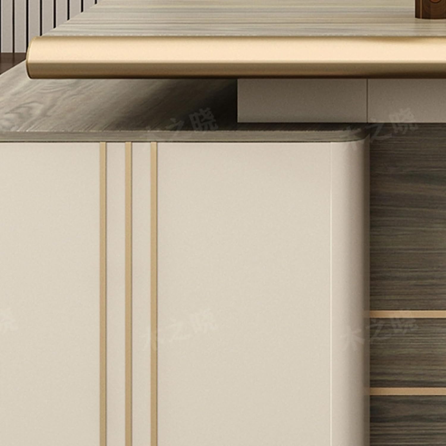 Large CEO L Shaped Executive Desks Writing Table Workstation Computer Desk with File Drawers Modern Home Office Desk with Lateral Cabinet for Boss Business Owners(78in)