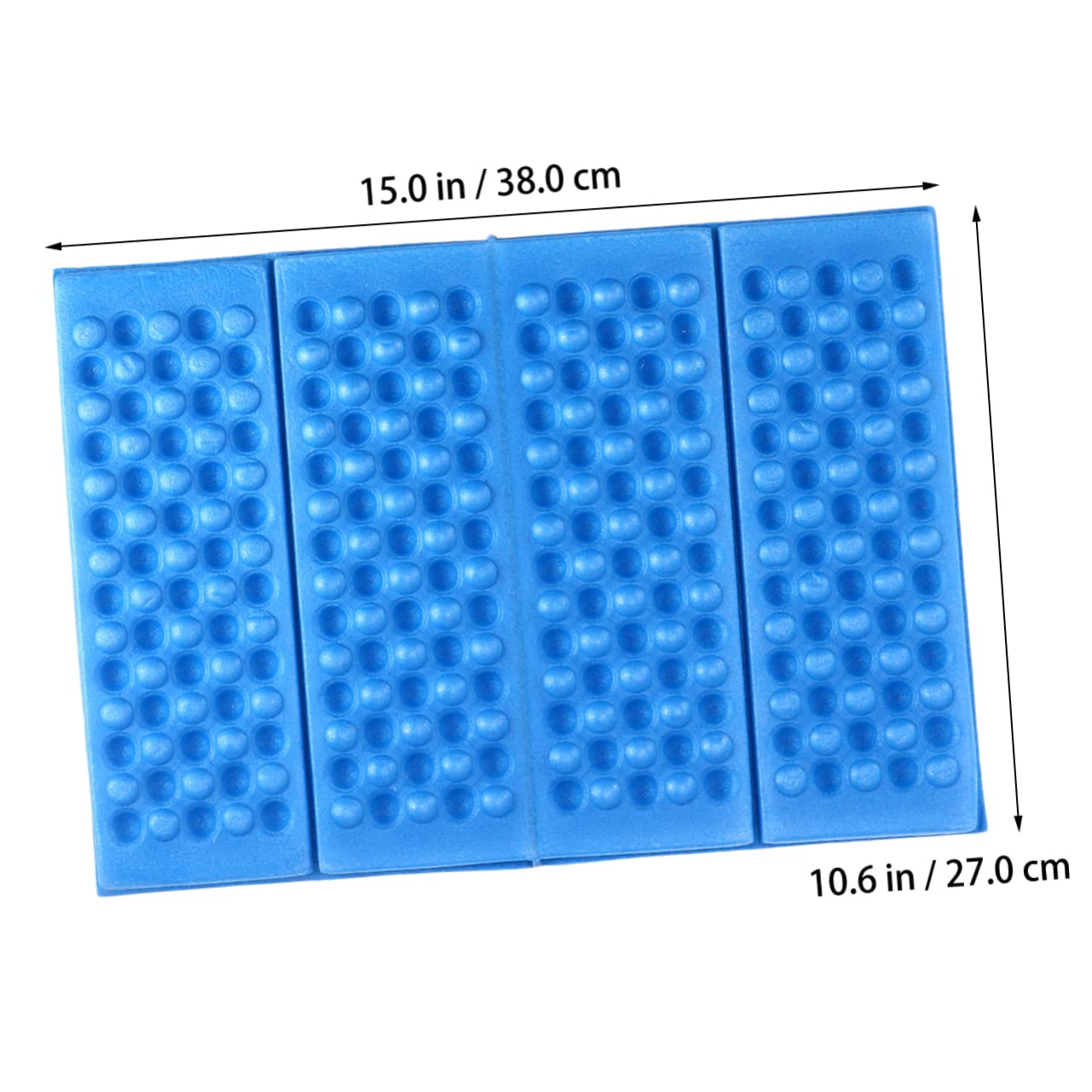 balacoo 2Pcs Folding Xpe Cushion Pads with Storage Bag Heat Resistant Cold Resistant Seat Mats for Camping Picnic Park Outdoor Activities Blue