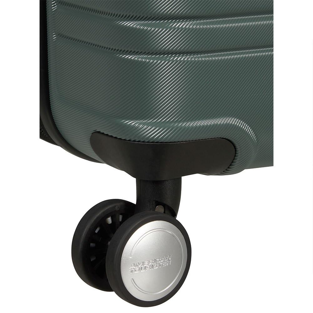 American Tourister Flashline - Spinner S, Equipaje Manual, 55 cm, 34 L, Verde (Bosque Oscuro)