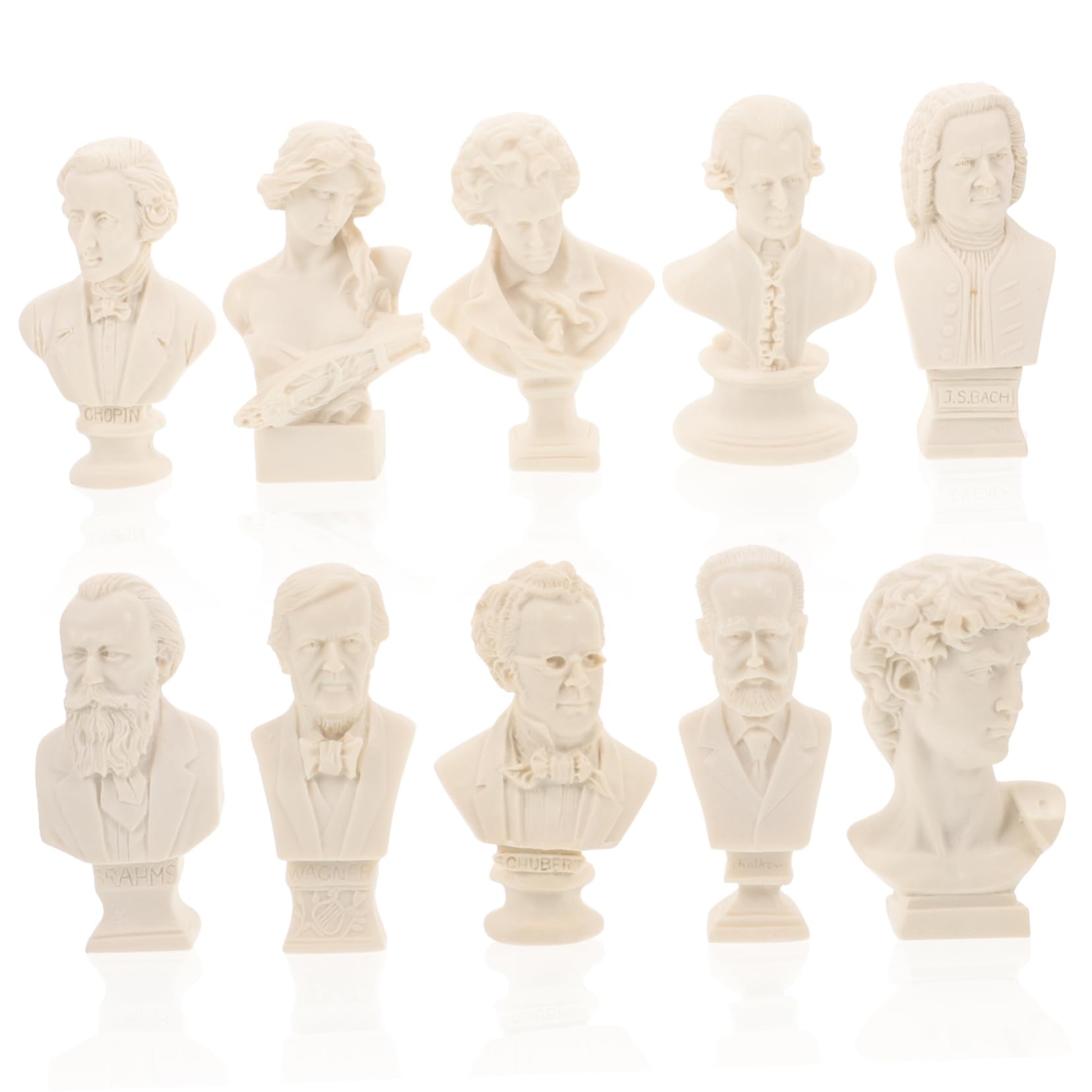 Modèles de figurines plâtre pour atelier dessin à la maison