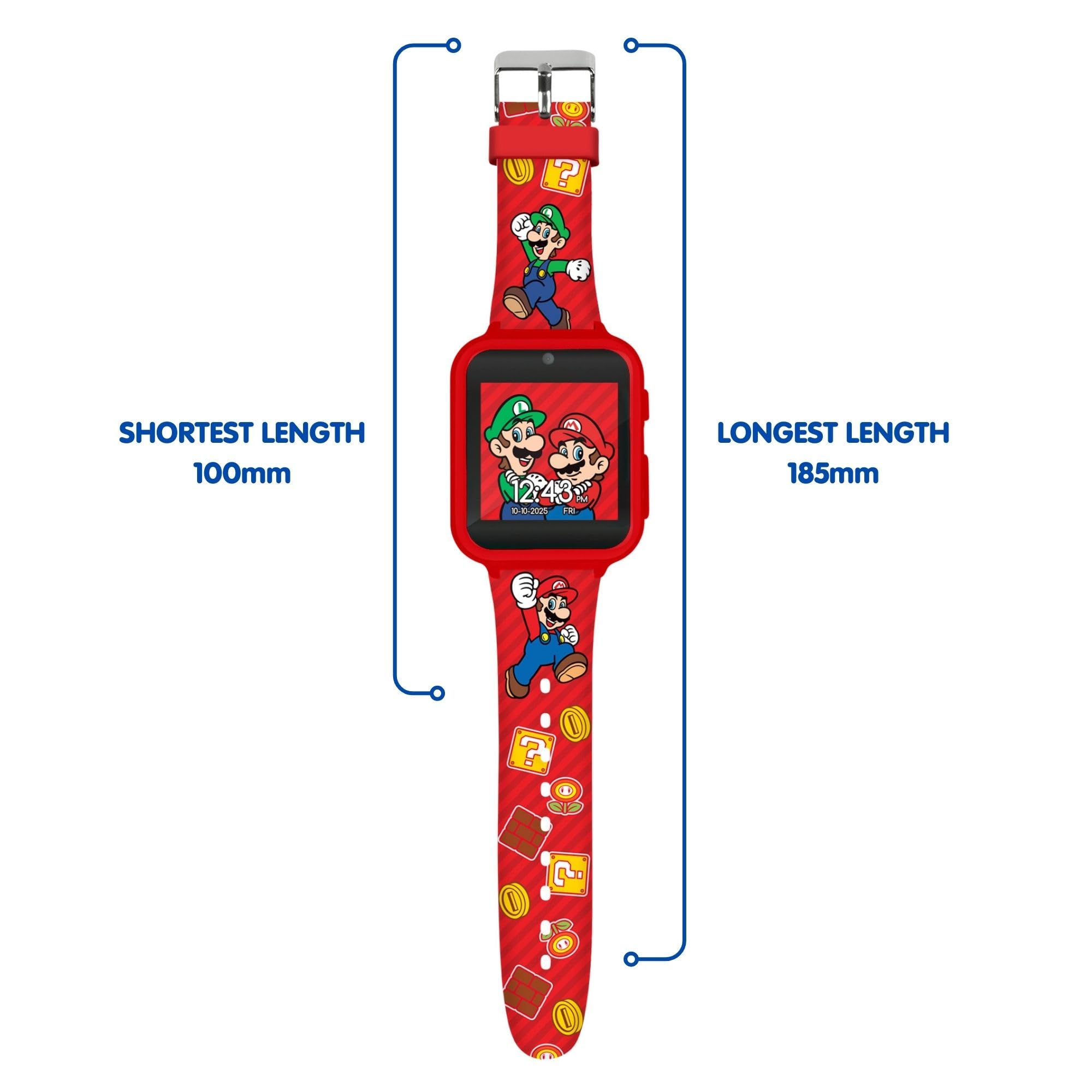 Accutime Super Mario Bros Interaktive Armbanduhr für Kinder