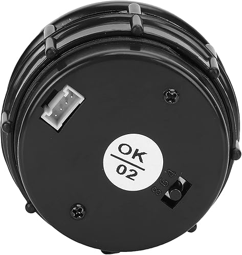 Miniatura 5 de Tacómetro de coche, tacómetro digital 52mm/2in 0-9999 RPM Reemplazo para vehículos de gasolina de 12V 4/6/8 cilindros