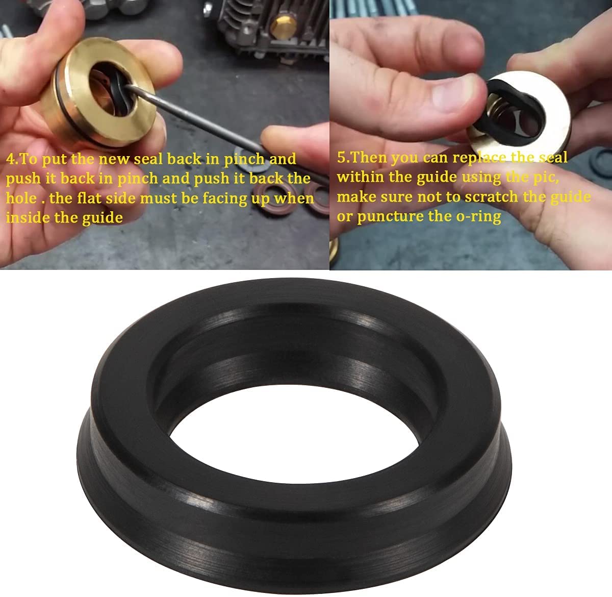 YMT AR1857 Packing Kit 18mm XR Seal Repair Kit for Annovi Reverberi Pressure Washer Pump RK RKA RKV XRC XRA