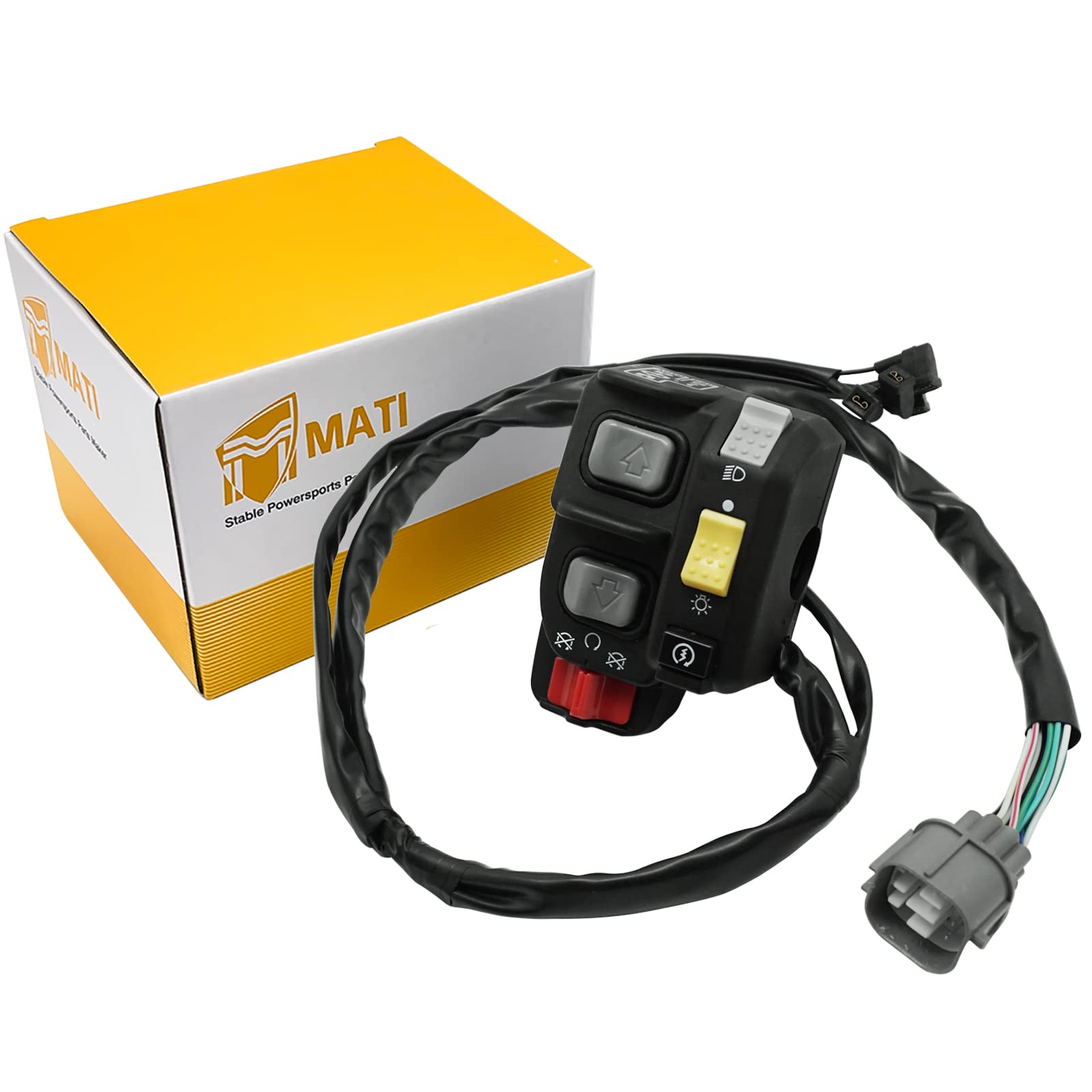 スィッチライト Amazon.com: M MATI Left Handlebar Switch Electric Shift Start Stop