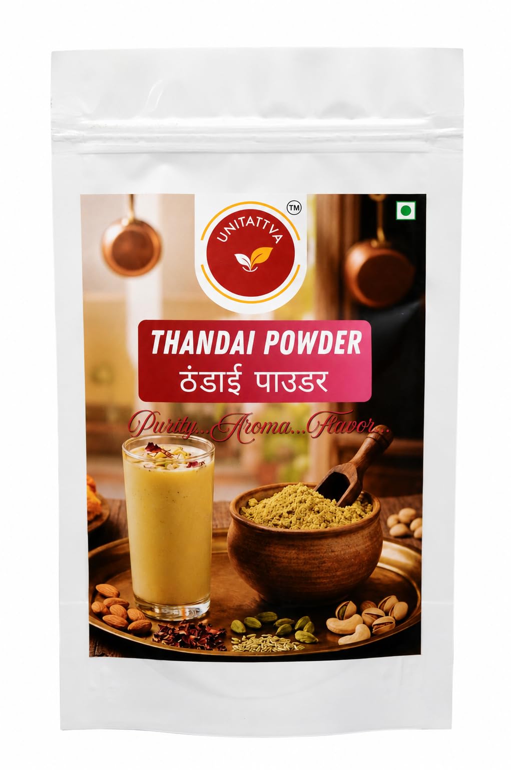 Unitattva Thandai Powder with Almonds, Pistachios & Spices-image-45