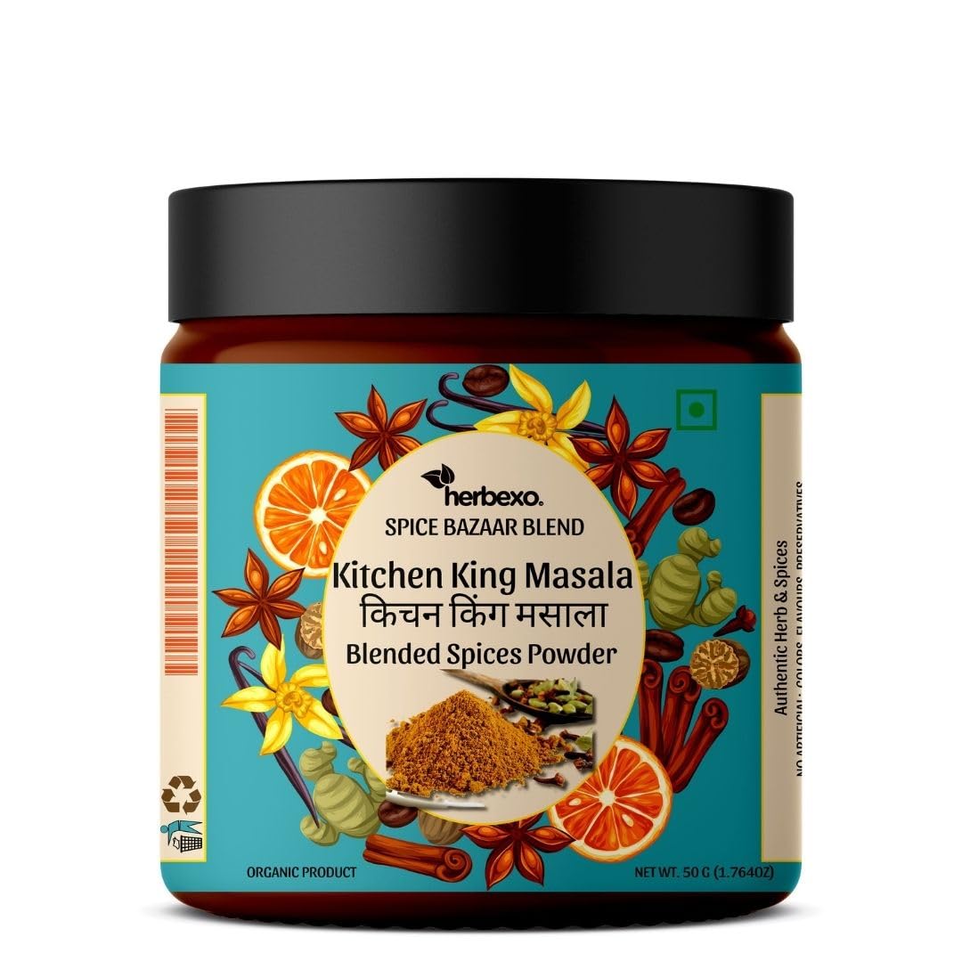 See full amazon price history chart for Herbexo Kitchen King Masala A Blend of 18 Premium Spices I 100% Natural & Fresh Spices I Kitchen King Masala Crafted by Spices Experts Since 1950 Herbexo Kitchen King Masala A Blend of 18 Premium Spices I 100% Natural & Fresh Spices I Kitchen King Masala Crafted by Spices Experts Since 1950 (B0CLF6HPPN) Amazon Price History, Amazon Price Tracker