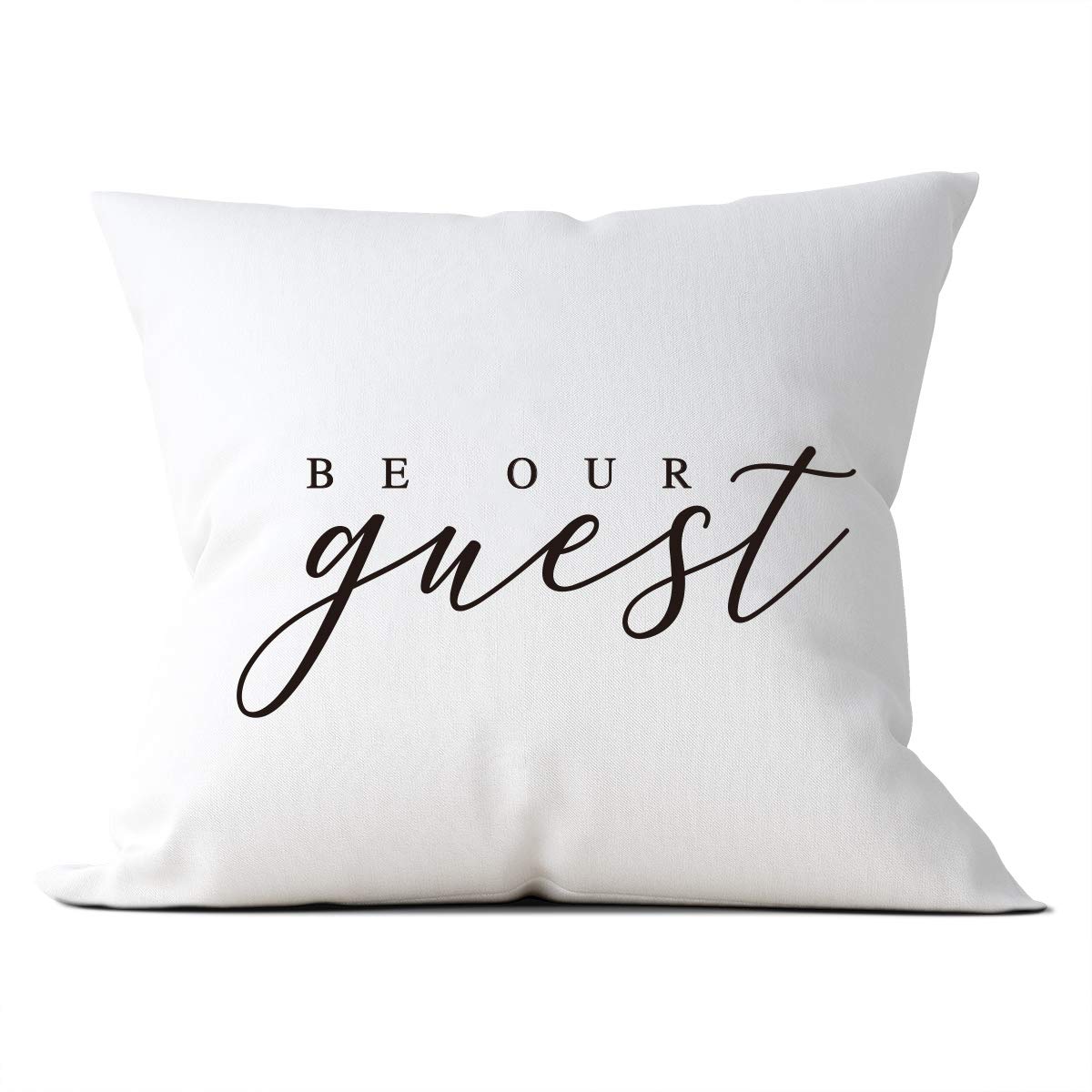 JIANKUN Be Our Throw Pillow Case, Home Bedroom Sofa Bedding Room Decor,Gift for Family, Friend,Birthday,Thanksgiving, Housewarming