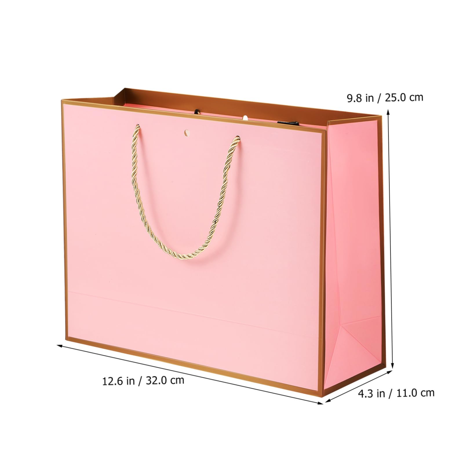 Ipetboom Geschenktüte und Schleifenband 30 Geburtstag aus Papier Einkaufstüten 10 Stück Aufbewahrungsbeutel Rosa Tasche für Party für Besondere Anlässe