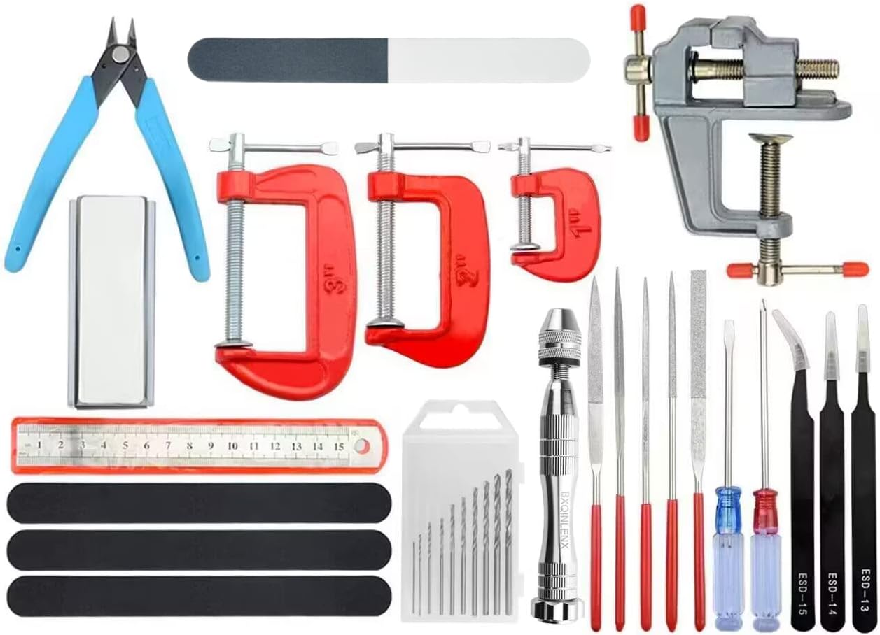 BXQINLENX Professional Gundam Model Tools Kit Modeler Basic Tools Craft