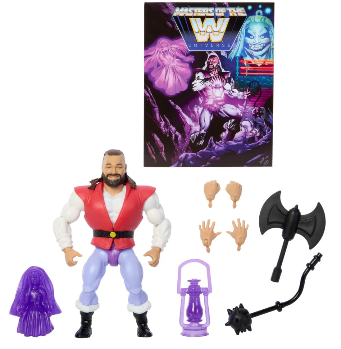 WWE x Masters of the Universe Bray Wyatt The Prince of The Firefly Funhouse Series 9 Mattel Wrestling Figura de acción de juguete luchador