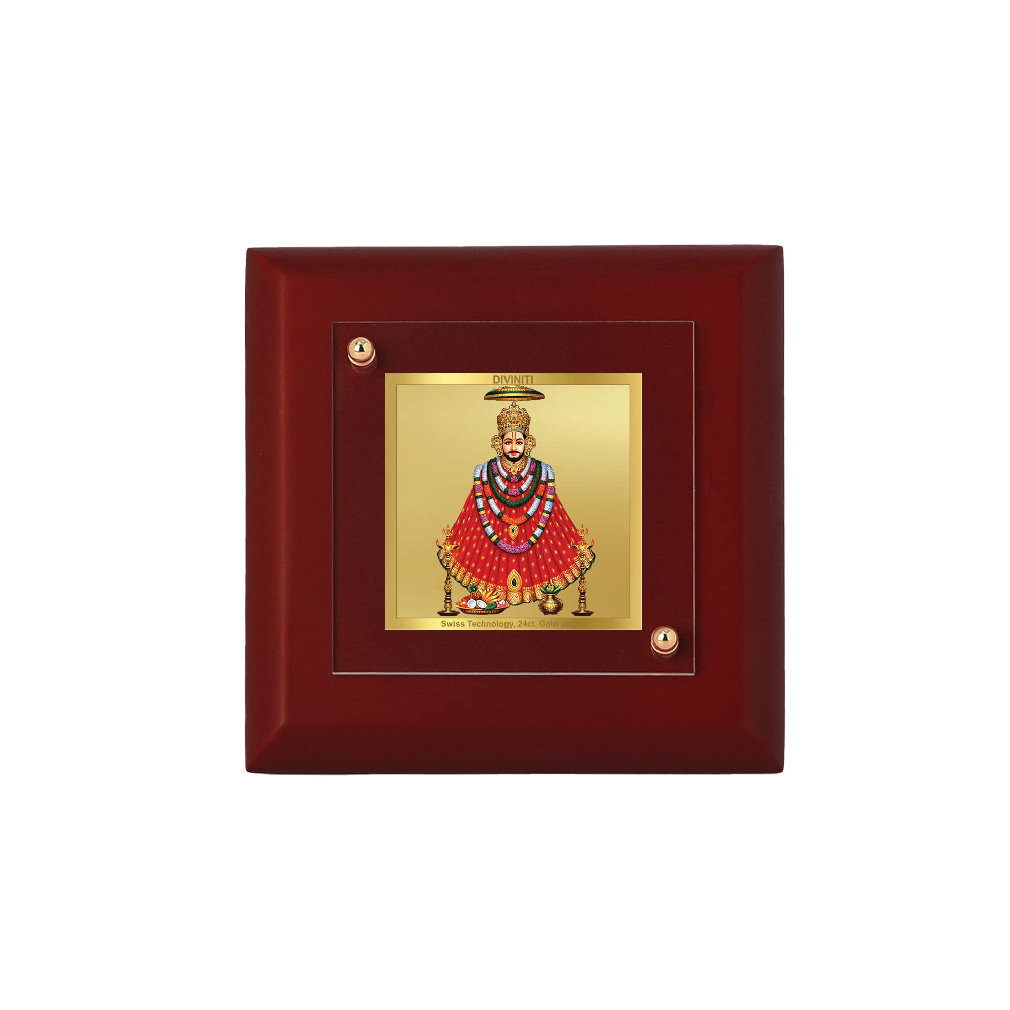 Khatu Shyam Gold Photo Frame - 24K Luxury -1