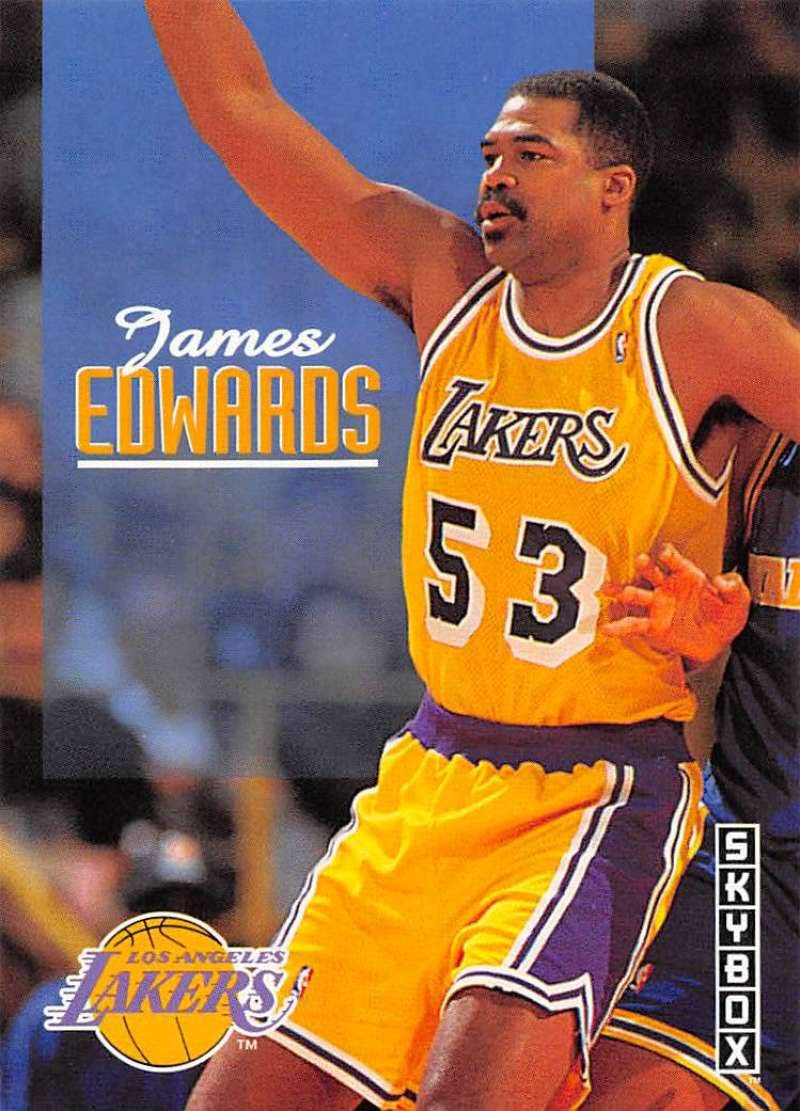 Amazon.com: 1992-93 SkyBox Basketball #356 James Edwards Los Angeles Lakers  Official NBA Trading Card From Skybox International : Collectibles & Fine  Art