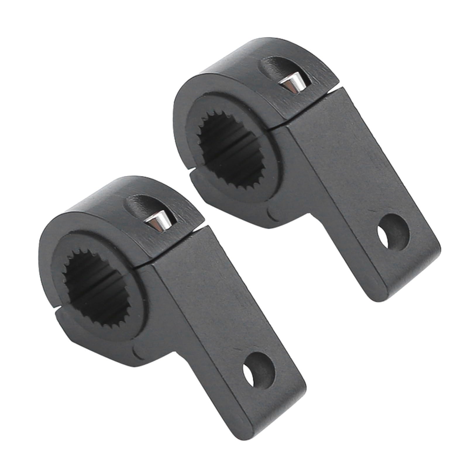 Abrazadera para motocicleta de aleación de aluminio robusta para faros de parachoques 8