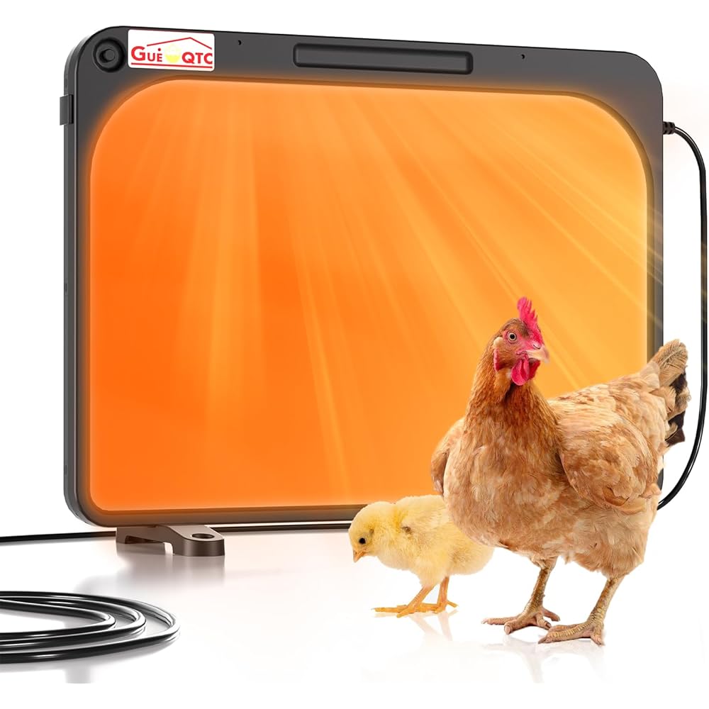 8/mo Finance DualSided Heating Chicken Coop Heater, 2X100W Energy