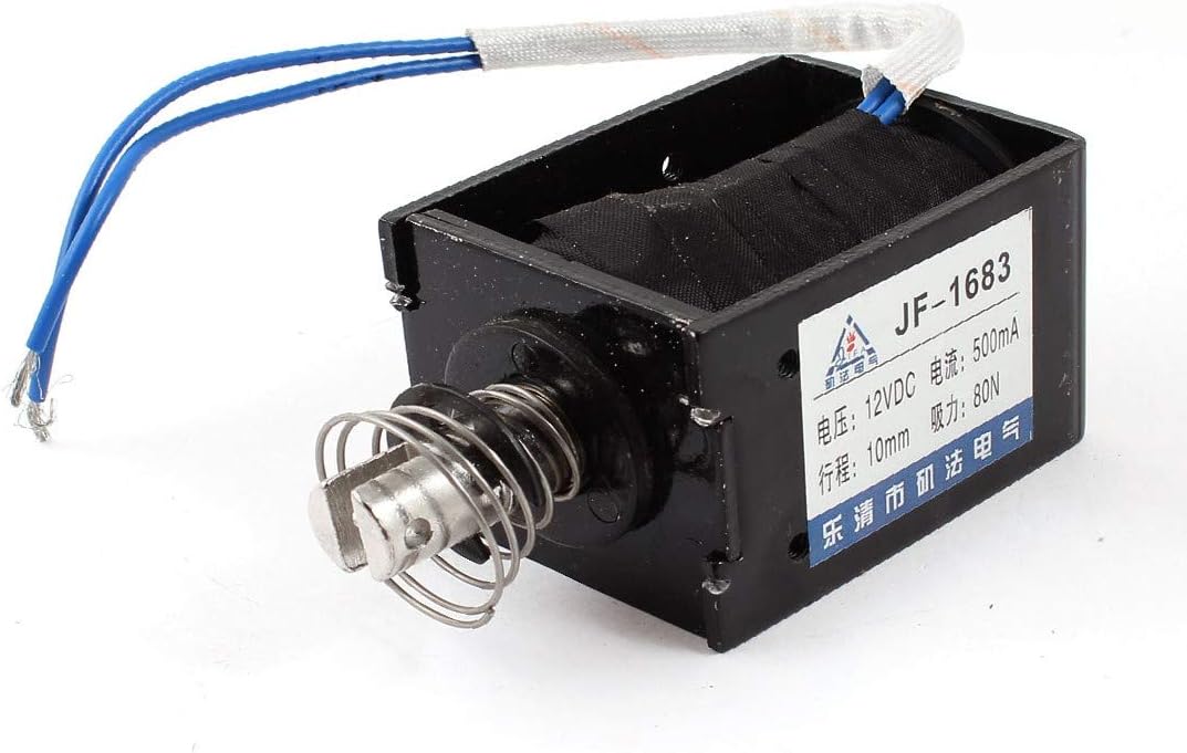 New Lon0167 10mm Stroke Featured 80N Force Pull reliable efficacy Type Solenoid Electromagnet DC12V 0.5A(id:e53 98 94 fbe)