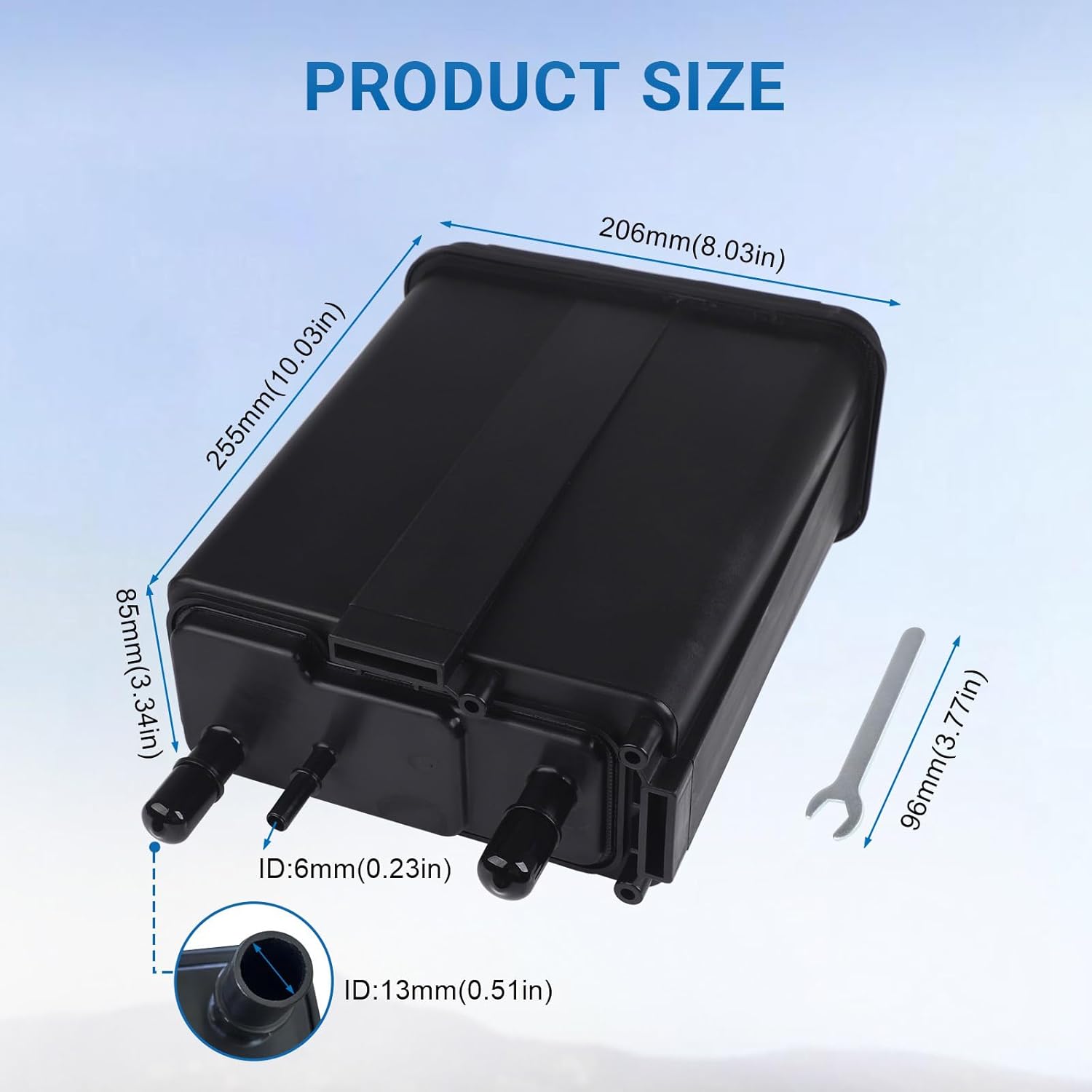 911-267 Vapor Canister Compatible with Buick Chevy GMC Isuzu and Pontiac 1998-2005 Evap Charcoal Canister Replaces 17113682 8171136820 8172011710