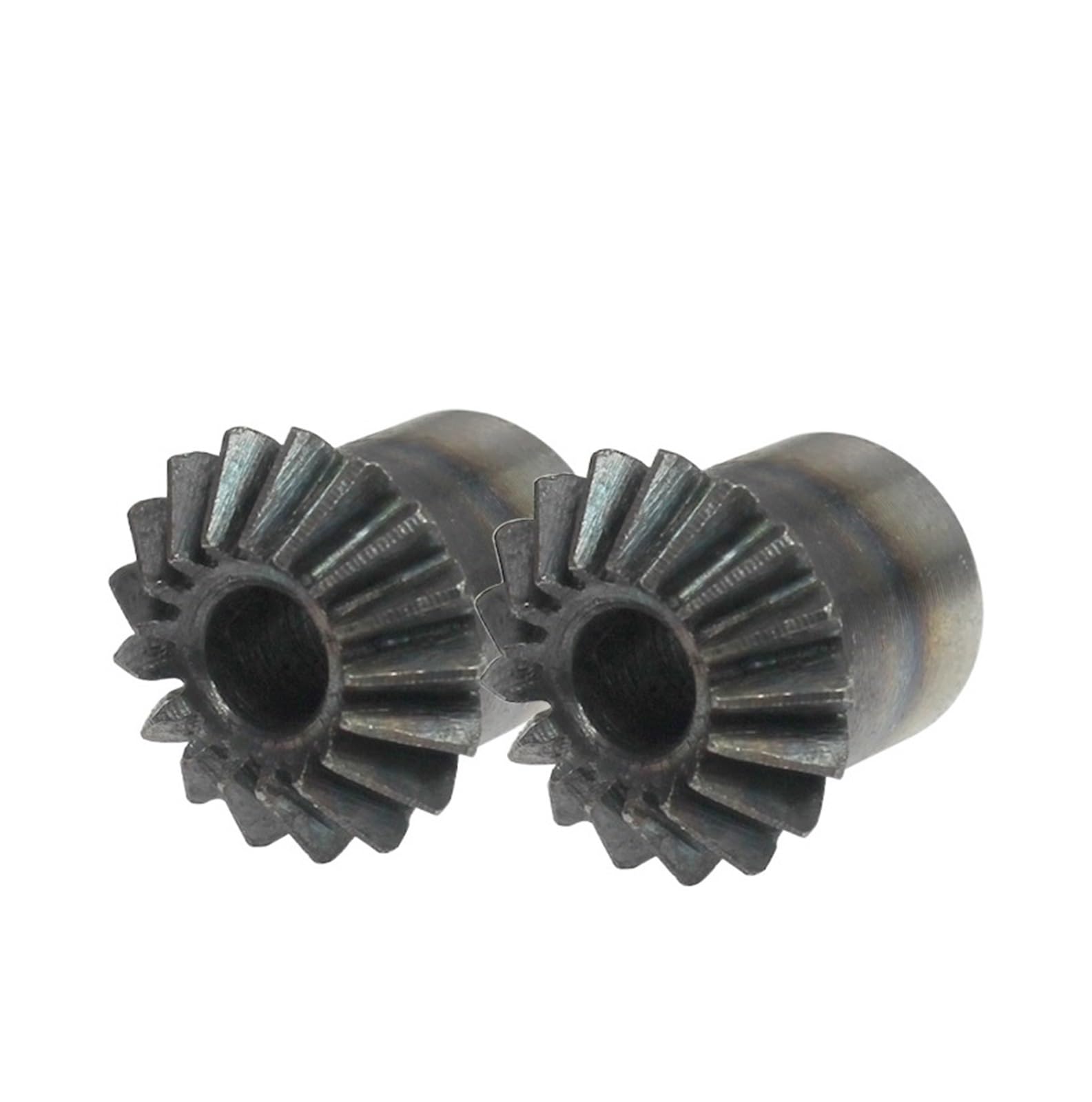 Bevel Gear Pinion Hardware Mechanical 1 Piece Bevel Gear 1M15T Gear 90 Degrees Meshing Angle Process Hole Carbon Steel Transmission Ratio 1:1 Transmission Parts