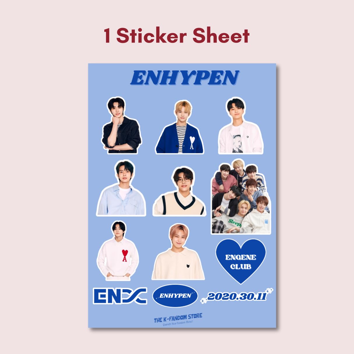 エナプ　45枚 Enhypen Poster Combo Pack of 4 Poster, 10 Photocards, 10 Polaroids