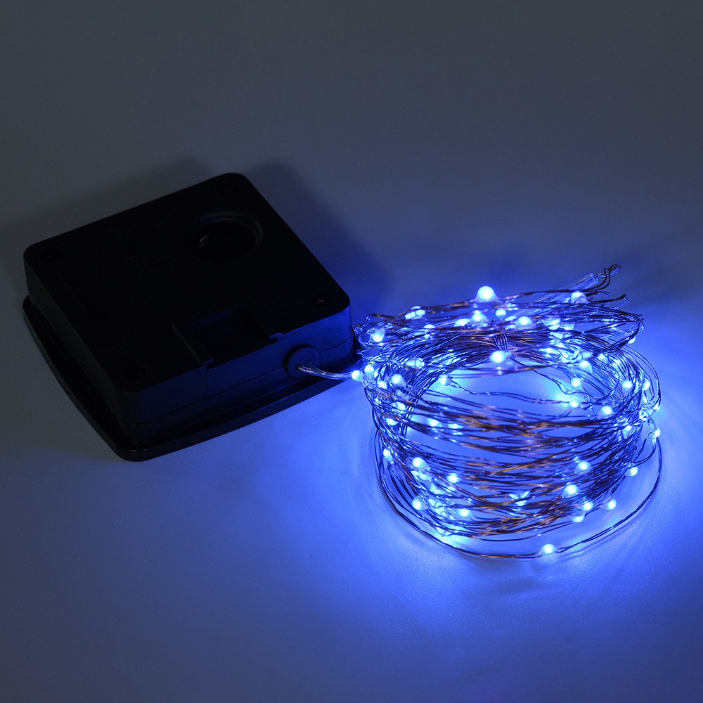 jieGorge 2M 20Lights Outdoor Solar Powered Copper Wire Light String Fairy Party Decor, Home Decor, for New Year