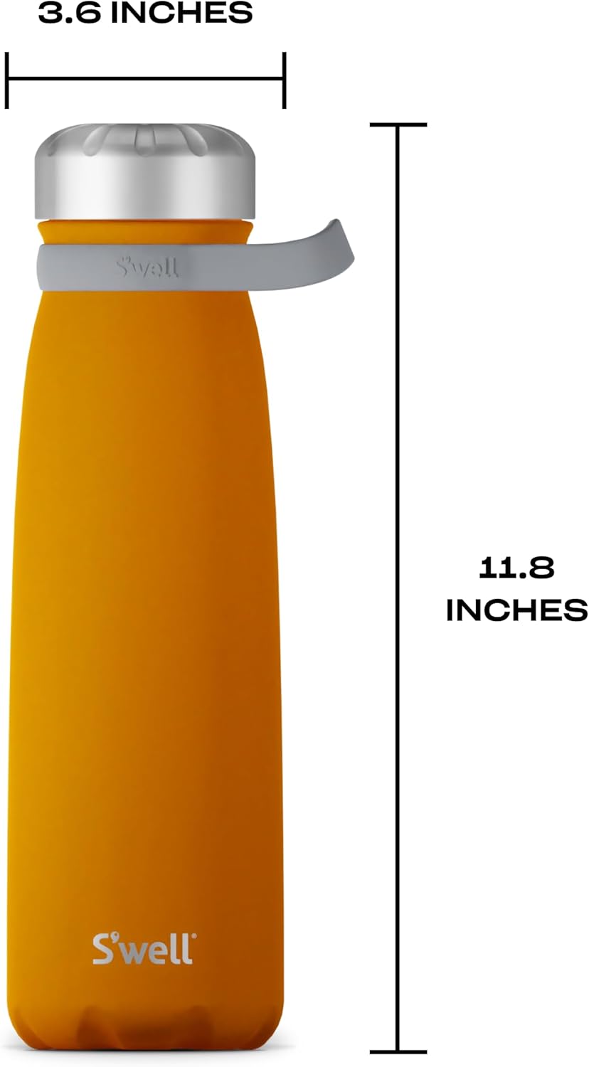 S'well Stainless Steel Traveler With Handle, 40oz, Golden Hour, Triple Layered Vacuum Insulated Containers Keeps Drinks Cold for 60 Hours and Hot for 20, BPA Free, Easy Carrying On the Go - Image 4
