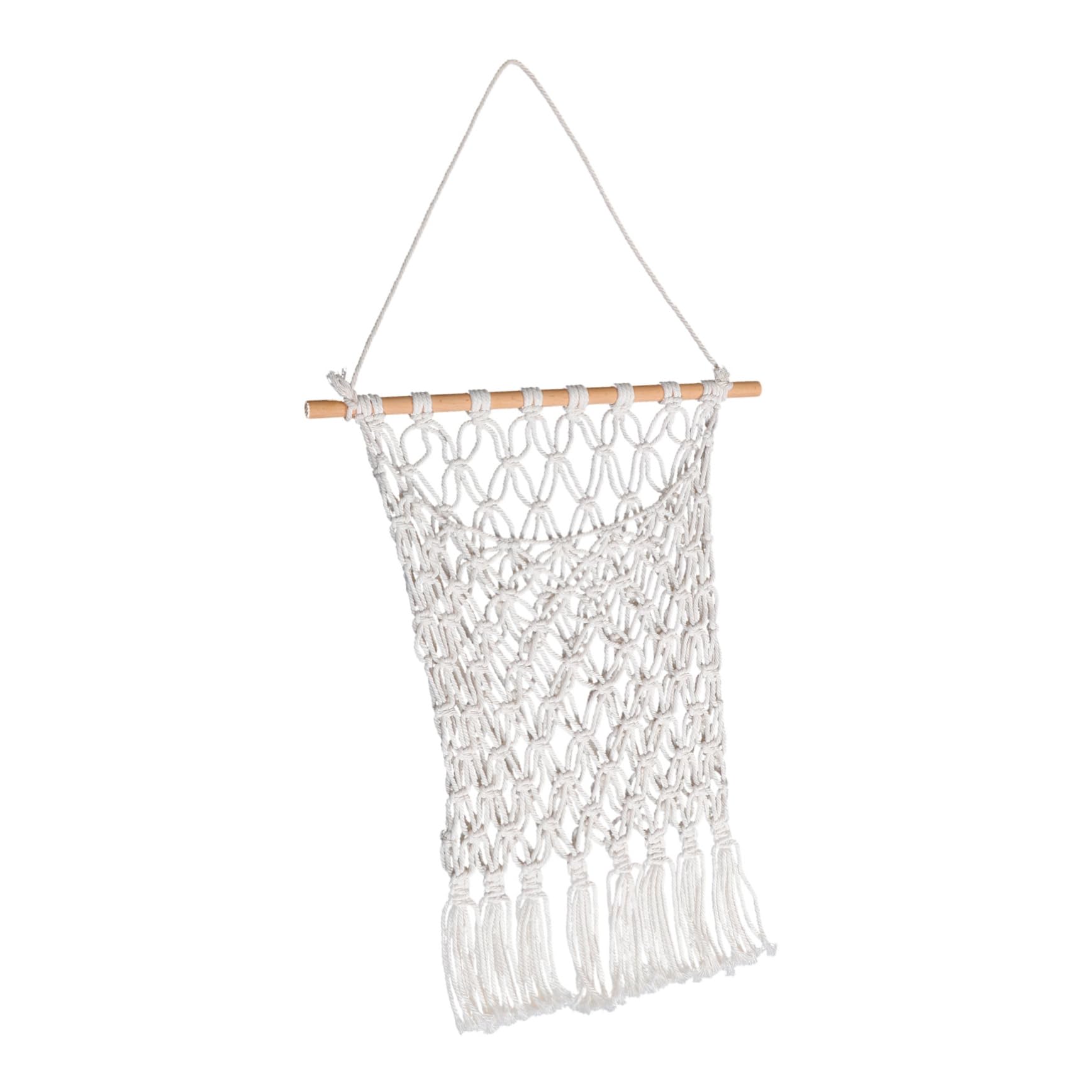 Alipis Hanging Cotton Rope Storage Net for Room Wall Mounted Organizer for Stuffed Animals Bookshelf Charming Nursery Decor Space Saving